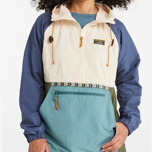 L.L. Bean mountain classic multi-color anorak